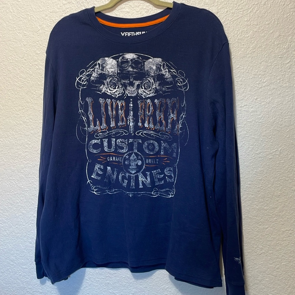 FIFTHSUN Men's Thermal Long Sleeve Shirt. Excellent Condition. Size XL.